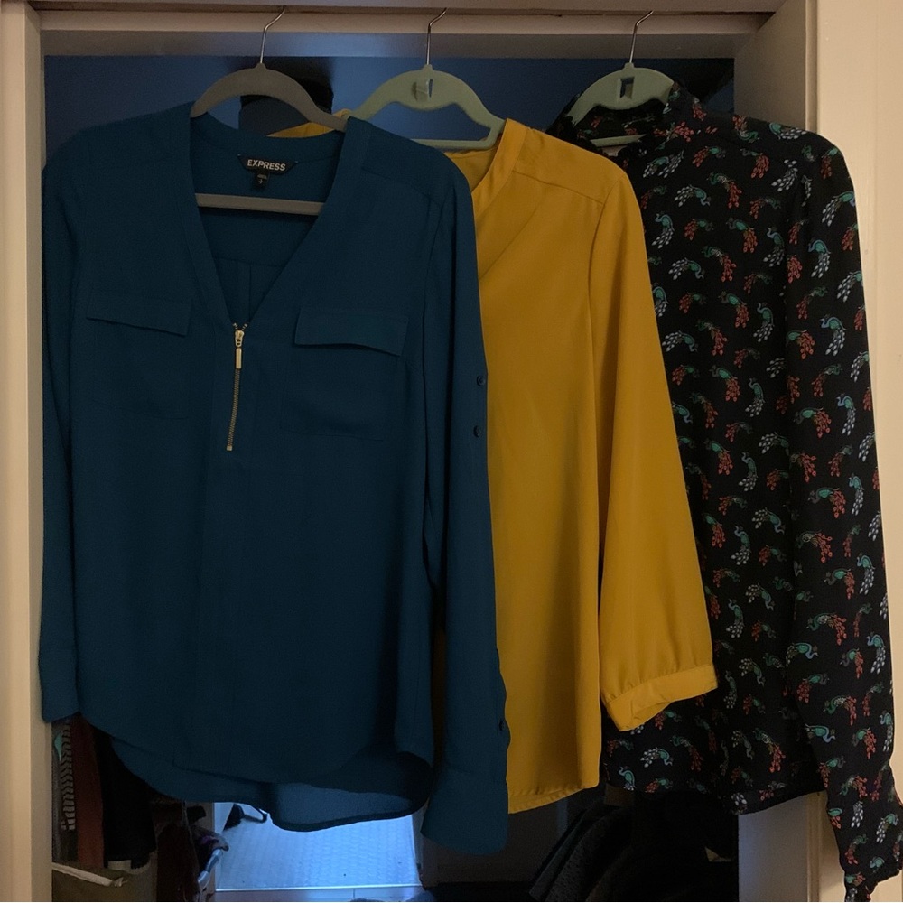 Express/Loft/Old Navy Blouse Bundle